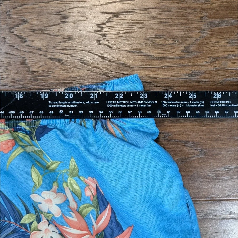 Tommy Bahama Mens Relax Swim Shorts Size XLarge Blue Tropical Floral‎